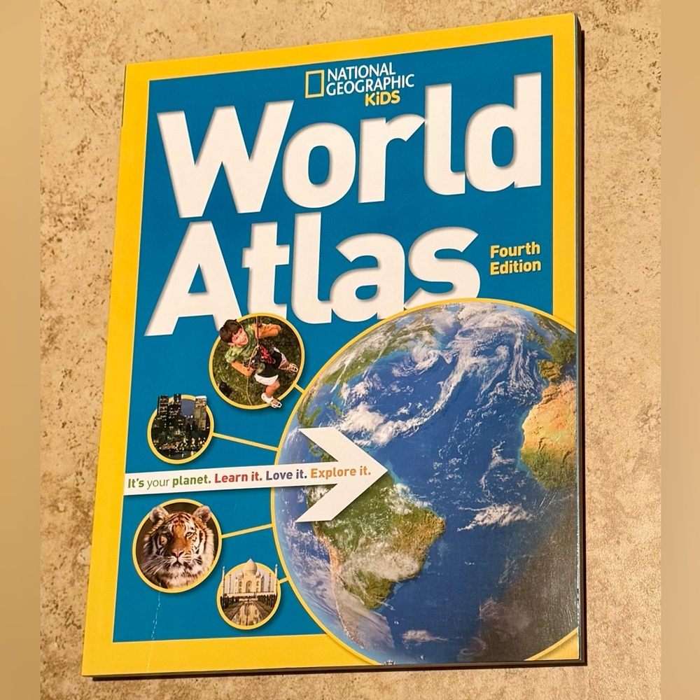 National Geographic Kids World Atlas Softcover Book